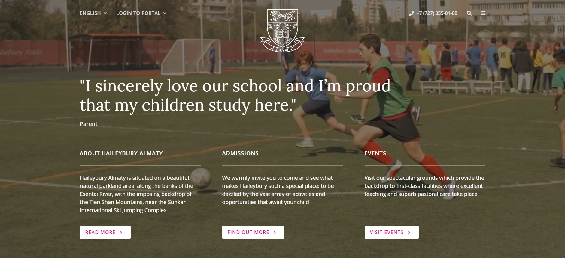 EUROBAK New website of Haileybury Almaty and Haileybury Astana schools